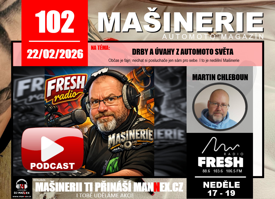 Mašinerie #102 - 22. 2. 2026