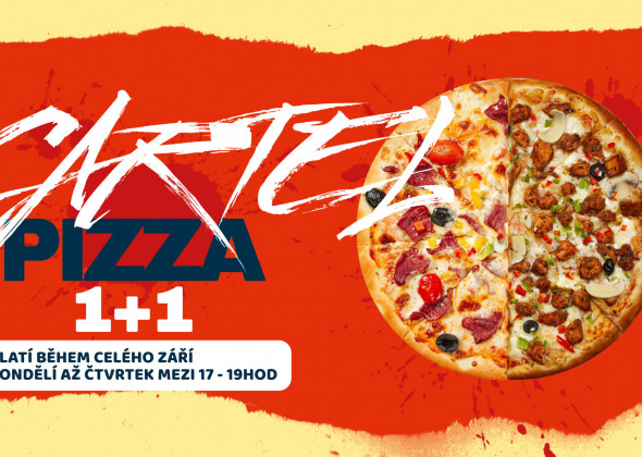 Thumb 1+1 PIZZA OD CARTELU OD PONDĚLÍ DO ČTVRTKU!