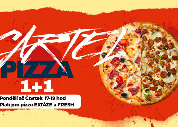 Thumb 1+1 PIZZA OD CARTELU OD PONDĚLÍ DO ČTVRTKU!