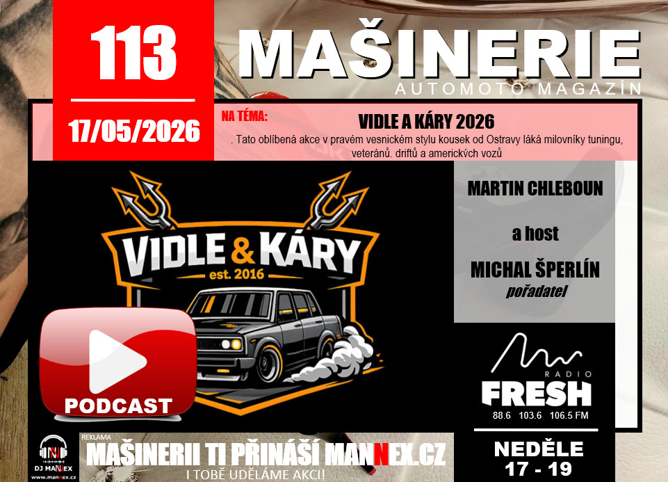 Mašinerie #113 - 17. 5. 2026
